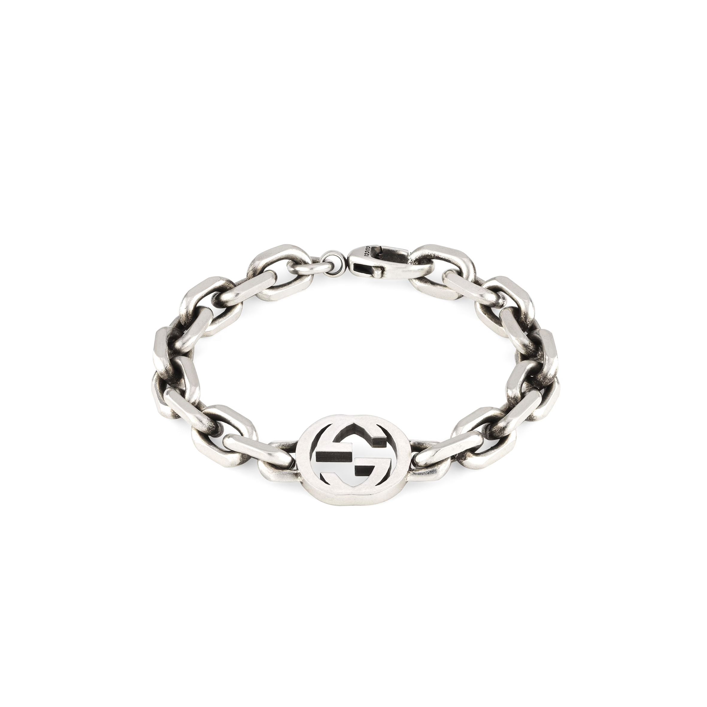 GUCCI INTERLOCKING BRACELET 627068 J8400 0728